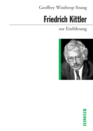 Portada del libro «Friedrich Kittler zur Einführung», de Geoffrey Winthrop-Young