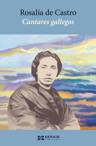 Portada del libro «Cantares gallegos», de Rosalía de Castro