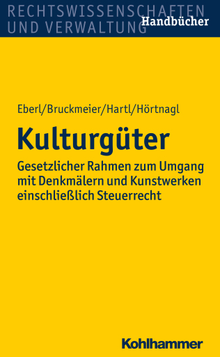 Portada del libro «Kulturgüter», de Robert Hörtnagl, Gerhard Bruckmeier