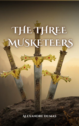 Portada del libro «The Three Musketeers», de Alexandre Dumas