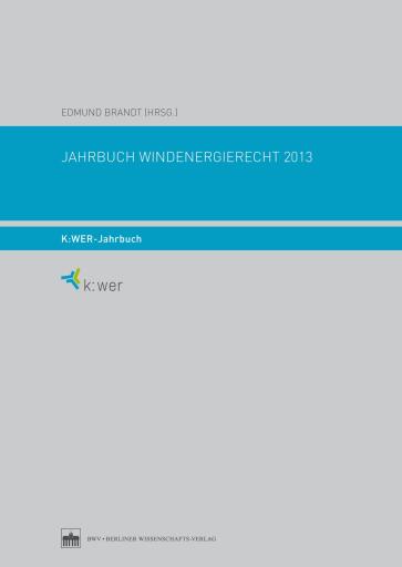 Jahrbuch Windenergierecht 2013