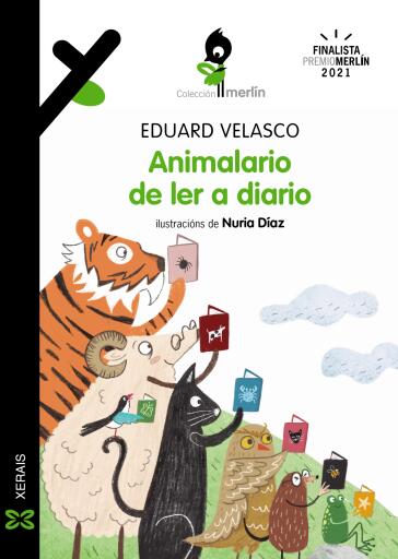 Portada del libro «Animalario de ler a diario», de Eduard Velasco