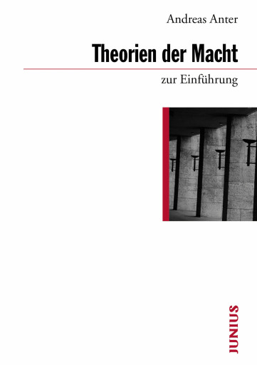 Portada del libro «Theorien der Macht zur Einführung», de Andreas Anter