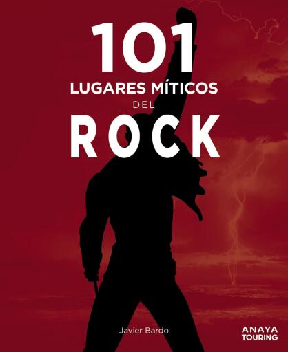 Portada del libro «101 lugares míticos del rock», de Javier Bardo