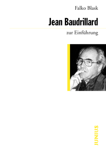 Portada del libro «Jean Baudrillard zur Einführung», de Falko Blask