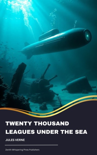 Portada del libro «Twenty Thousand Leagues Under the Sea», de Jules Verne
