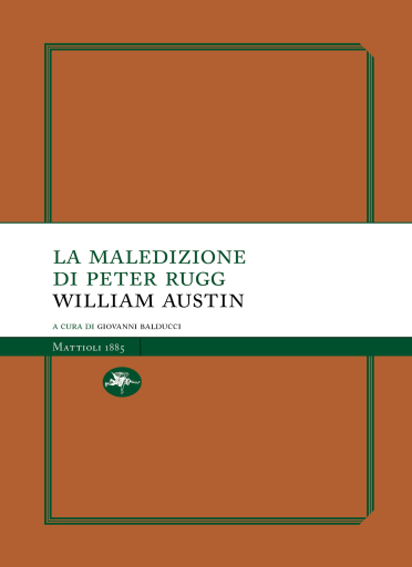 Portada del libro «La maledizione di Peter Rugg»