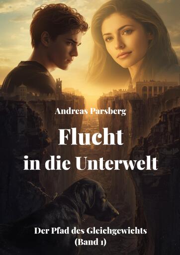 Portada del libro «Flucht in die Unterwelt», de Andreas Parsberg