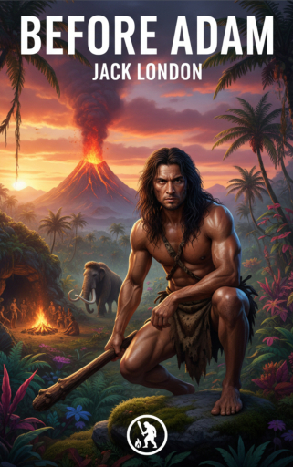 Portada del libro «Before Adam», de Jack London