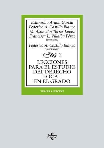 Lecciones para el estudio del derecho local en el grado
