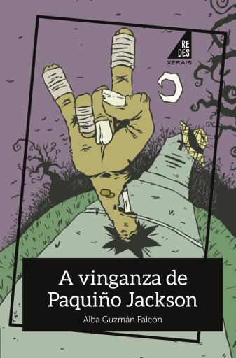Portada del libro «A vinganza de Paquiño Jackson», de Alba Guzmán