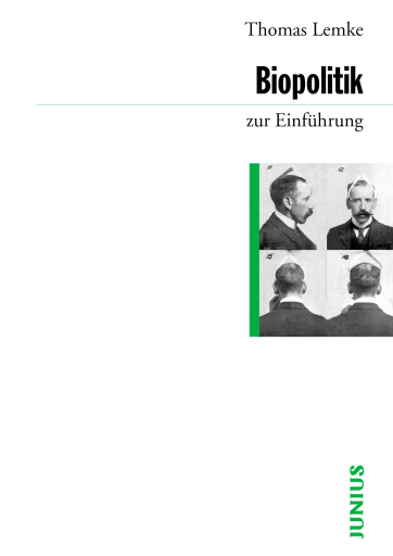 Portada del libro «Biopolitik zur Einführung», de Thomas Lemke