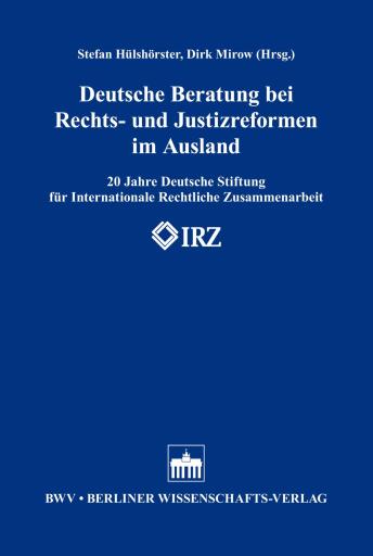 Portada del libro «Deutsche Beratung bei Rechts- und Justizreformen im Ausland»