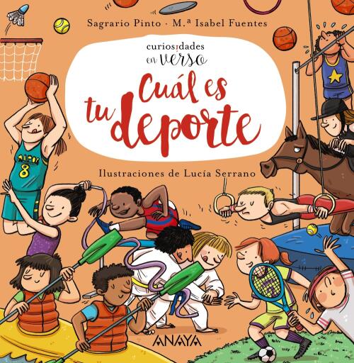 Portada del libro «Cuál es tu deporte», de Sagrario Pinto, Mª Isabel Fuentes
