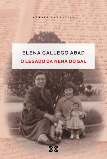 Portada del libro «O legado da nena do sal», de Elena Gallego