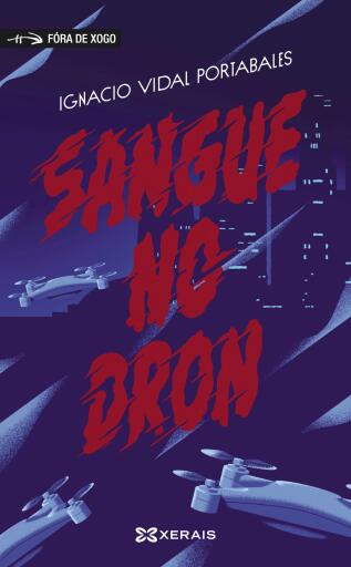 Portada del libro «Sangue no dron», de Ignacio Vidal Portabales
