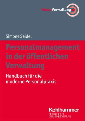 Portada del libro «Personalmanagement in der öffentlichen Verwaltung», de Simone Seidel