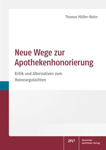 Portada del libro «Neue Wege zur Apothekenhonorierung»