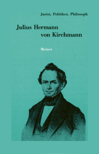 Portada del libro «Julius Hermann von Kirchmann»
