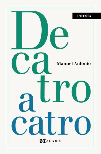 Portada del libro «De catro a catro», de Manuel Antonio