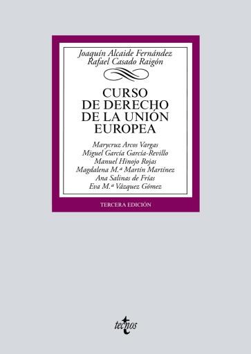 Portada del libro «Curso de Derecho de la Unión Europea», de Ana Salinas de Frías, Joaquín Alcaide Fernández