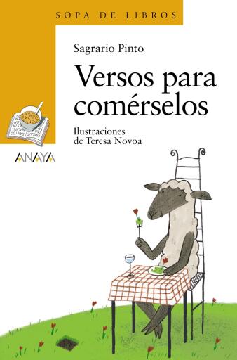 Portada del libro «Versos para comérselos», de Sagrario Pinto