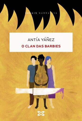 Portada del libro «O clan das barbies», de Antía Yañez