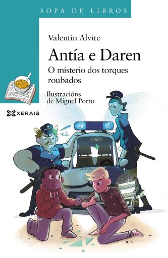 Portada del libro «Antía e Daren», de Valentín Alvite