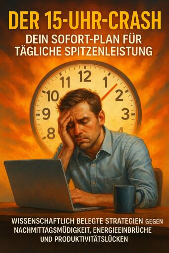 Der 15-Uhr-Crash: Dein Sofort-Plan für tägliche Spitzenleistung