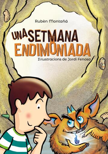 Portada del libro «Una setmana endimoniada», de Rubèn Montañá