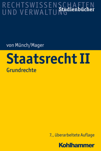Portada del libro «Staatsrecht II», de Ute Mager