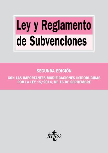Ley y Reglamento de Subvenciones