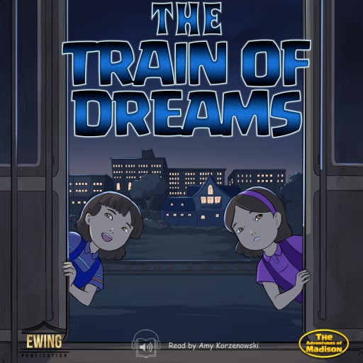 Portada del audiolibro «The Train of Dreams», de Mason Ewing, Zacharie Malek
