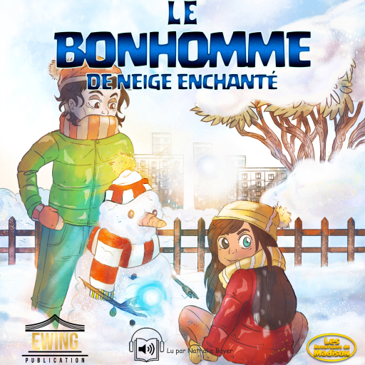 Portada del audiolibro «Le Bonhomme de Neige Enchante», de Mason Ewing