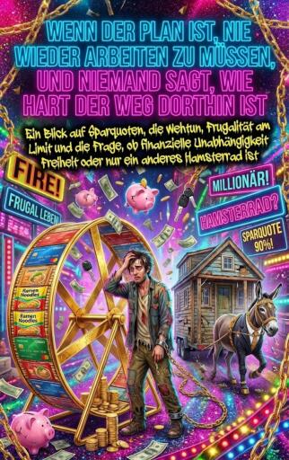 Portada del libro «Wenn der Plan ist, nie wieder arbeiten zu müssen, und niemand sagt, wie hart der Weg dorthin ist», de Moritz Lange
