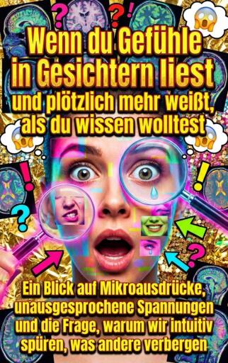Portada del libro «Wenn du Gefühle in Gesichtern liest und plötzlich mehr weißt, als du wissen wolltest», de Nele Krause