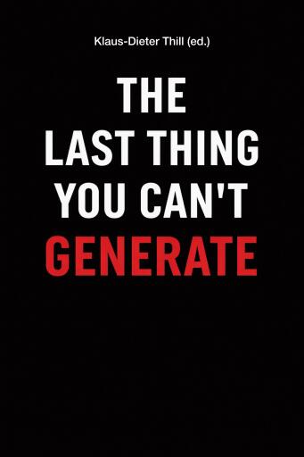 The Last Thing You Can't Generate