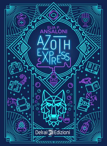 Portada del libro «Azoth Express», de Elia P. Ansaloni