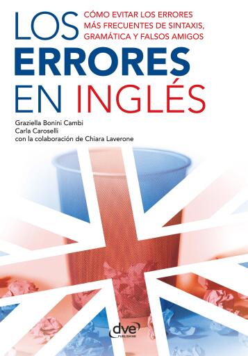 Portada del libro «Los errores en inglés», de Graziella Bonini Cambi, Carla Caroselli