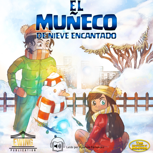 Portada del audiolibro «El muneco de nieve encantado», de Mason Ewing