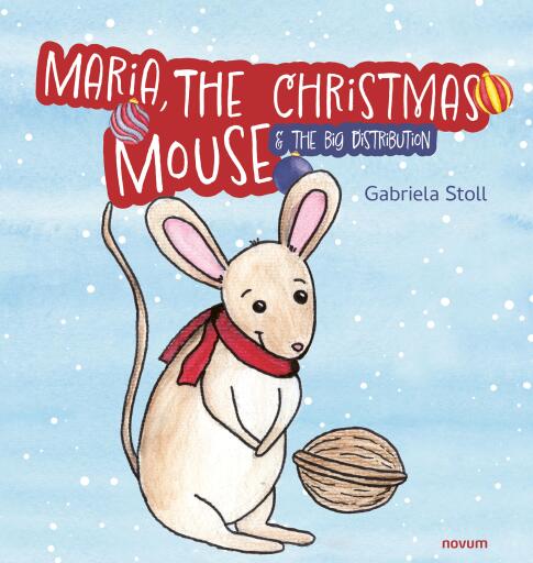 Portada del libro «Maria, the Christmas Mouse», de Gabriela Stoll