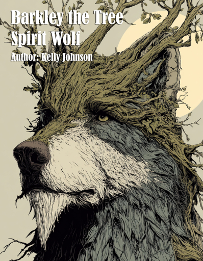 Portada del libro «Barkley the Tree Spirit Wolf», de Kelly Johnson