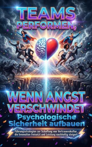 Portada del libro «Teams performen, wenn Angst verschwindet: Psychologische Sicherheit aufbauen», de Florian Huber