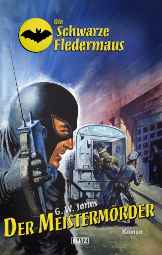 Portada del libro «Die schwarze Fledermaus 61: Der Meistermörder», de G.W. Jones