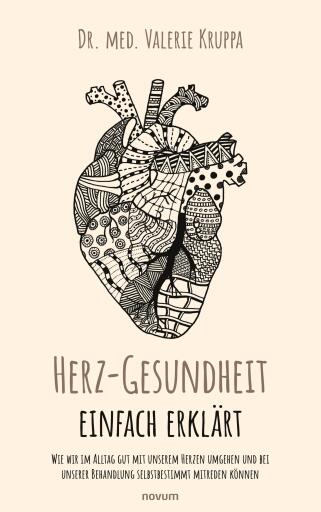 Portada del libro «Herz-Gesundheit einfach erklärt», de Dr. med. Valerie Kruppa
