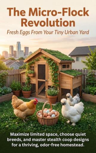 The Micro-Flock Revolution: Fresh Eggs From Your Tiny Urban Yard