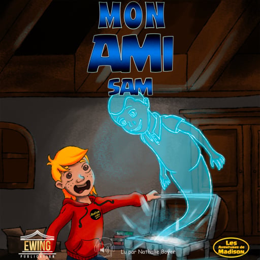 Portada del audiolibro «Mon Ami Sam», de Mason Ewing, Zacharie Malek