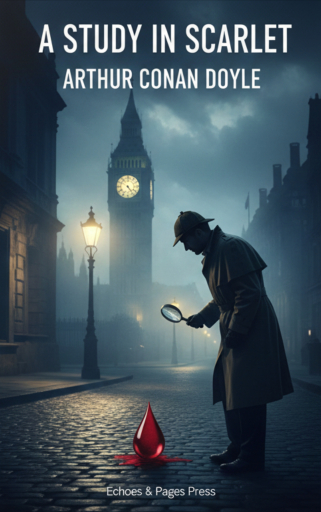 Portada del libro «A Study in Scarlet»