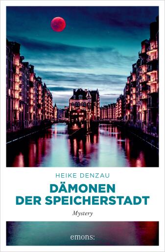Portada del libro «Dämonen der Speicherstadt», de Heike Denzau