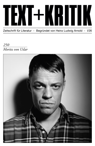 TEXT + KRITIK 250- Moritz von Uslar